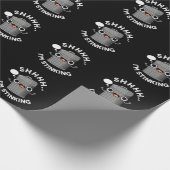 Papier Cadeau Je puise drôle poubelle poubelle poubelle jeu noir (Coin)