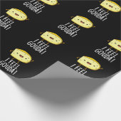 Papier Cadeau Je Sens Gouda Funny Cheese Pun Dark BG (Coin)
