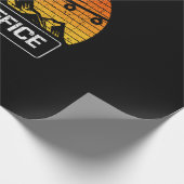 Papier Cadeau Je Serai Dans Mon Bureau Aéronefs D'Aviation Drôle (Coin)