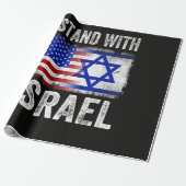 Papier Cadeau Je suis avec Israël (Déroulé)