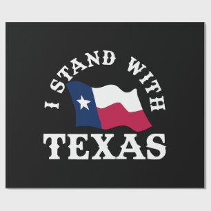 Papier Cadeau Je suis avec le Texas