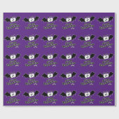 Papier Cadeau Je suis Batty Crazy Eyes (Plat)