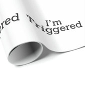 Papier Cadeau Je suis déclenché (Coin rond)