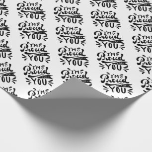 Papier Cadeau Je suis fier de toi