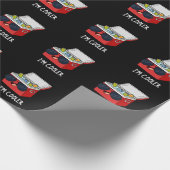 Papier Cadeau Je suis Glacière Funny Ice Glacière Box Pun Dark B (Coin)