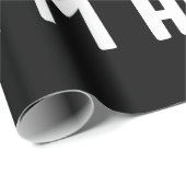 Papier Cadeau Je suis Hers Rainbow Lesbian Couple Funny LGBT Pri (Coin rond)