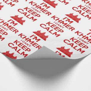 Papier Cadeau Je suis Khmer, je ne peux pas rester calme