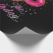 Papier Cadeau Je suis L'Anniversaire Fille Donut Anniversaire Th (Coin)