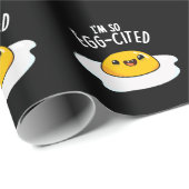 Papier Cadeau Je suis si cité Oeuf amusé jeu de chatte d'oeuf Fr (Coin rond)