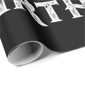 Papier Cadeau Je suis sur une mission secrète pour célébrer l'an (Coin rond)