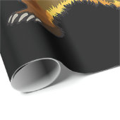 Papier Cadeau Je suis un ours grizzli et Brown (Coin rond)