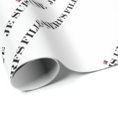 Papier Cadeau JE SUIS UNE FILLE-NERFS - Jeux de mots (Coin rond)