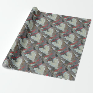 Papier Cadeau Je T'Ai Vraiment Vraiment Lichen