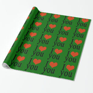 Papier Cadeau Je t'aime