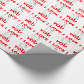 Papier Cadeau Je T'Aime (Coin)