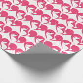 Papier Cadeau Je t'aime du coeur. (Coin)