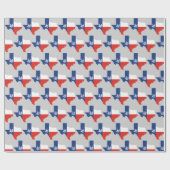 Papier Cadeau Je T'Aime, Papier Texan (Plat)