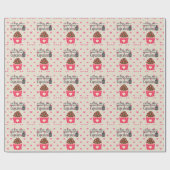 Papier Cadeau Je T'Aime Plus Que Des Cupcakes Qui Enveloppent Du (Plat)