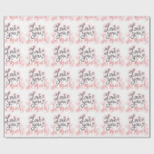 Papier Cadeau Je T'Aime Tant D'Art Word (Plat)