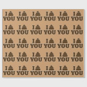 Papier Cadeau Je te fais tomber (Plat)