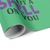 Papier Cadeau Je vais te mettre un sort (Coin rond)