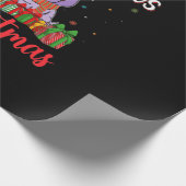 Papier Cadeau Je veux un hippopotame pour Noël (Coin)