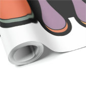 Papier Cadeau Je viens à la maison de campagne (Coin rond)