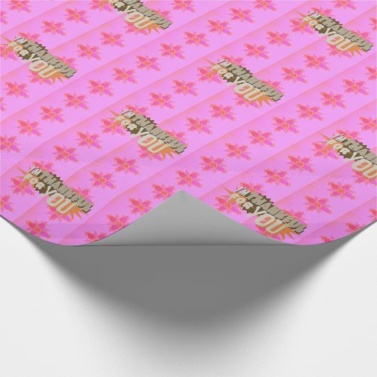 Papier Cadeau Je vous remercie : Une expression sincère (Coin)