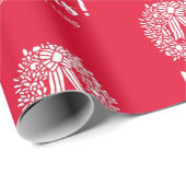 Papier Cadeau Je vous souhaite un Noël Kerry (Coin rond)