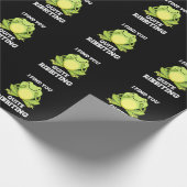 Papier Cadeau Je Vous Trouve Assez Ribbiting Funny Frog Pun Dark (Coin)