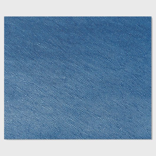 Papier Cadeau Jean Bleu en Denim (Plat)