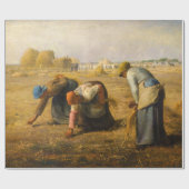 Papier Cadeau Jean-François Millet - Les Gleaners (Plat)