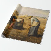 Papier Cadeau Jean-François Millet - Les Gleaners (Déroulé)
