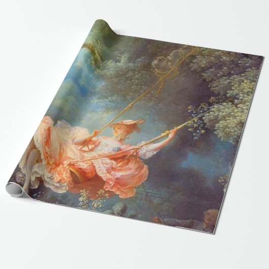 Papier Cadeau Jean Honore Fragonard The Swing (Déroulé)