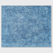 Papier Cadeau Jeans en bleu acide. Denim arrière - plan, texture (Plat)