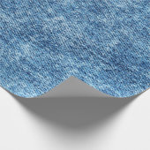 Papier Cadeau Jeans en bleu acide. Denim arrière - plan, texture (Coin)