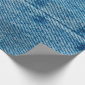 Papier Cadeau Jeans ferme arrière - plan. Dénim couture. Bleu f (Coin)