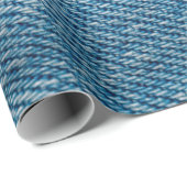 Papier Cadeau Jeans ferme arrière - plan. Dénim couture. Bleu f (Coin rond)