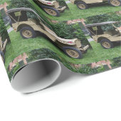 Papier Cadeau Jeep Willys MB (Coin rond)