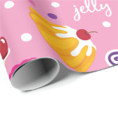 Papier Cadeau Jellies sucrées (Coin rond)