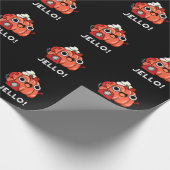 Papier Cadeau Jello Funny Jello sur téléphone Pun Dark BG (Coin)
