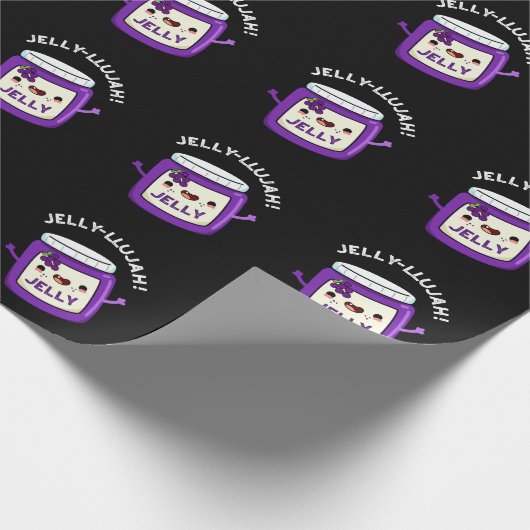 Papier Cadeau Jelly-llujah Funny Jelly Pun Dark BG (Coin)