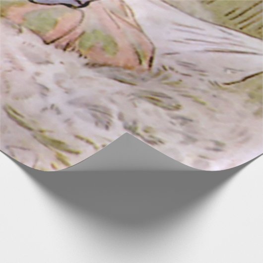 Papier Cadeau Jemima Puddle-Duck Hatching Her Oeufs par Beatrix  (Coin)