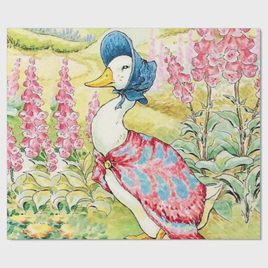 Papier Cadeau "Jemima Puddle Duck" par Beatrix Potter (Plat)