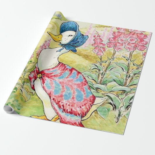 Papier Cadeau "Jemima Puddle Duck" par Beatrix Potter (Déroulé)