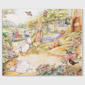 Papier Cadeau Jemima Puddle Duck se promener avec M. Fox (Plat)