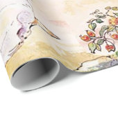 Papier Cadeau Jemima Puddle Duck se promener avec M. Fox (Coin rond)