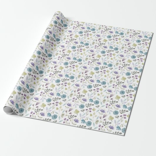 Papier Cadeau Jennifer Floral (Déroulé)