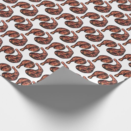 Papier Cadeau Jerk Chicken Caraïbes West Indian Jamaicain (Coin)