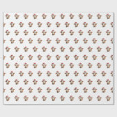 Papier Cadeau Jersey Cow "Moory Christmas" (Plat)